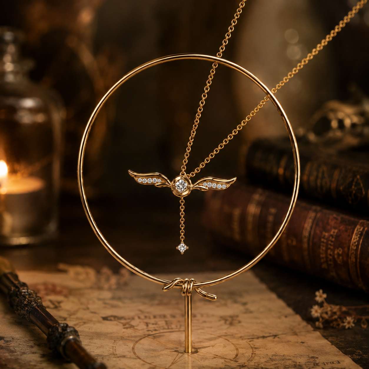 Collar Snitch Dorada — El Detalle Mágico de Tu Look ✨