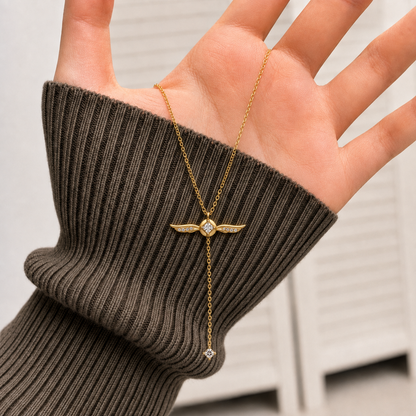 Collar Snitch Dorada — El Detalle Mágico de Tu Look ✨